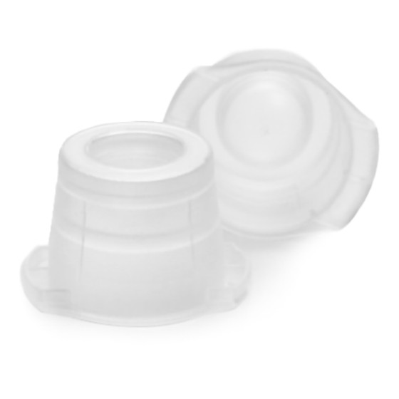 McKesson Tube Closure Polyethylene Snap Cap Natural 12 mm / 13 mm / 16 mm (Universal) Fits Most 12mm, 13mm and 16mm Evacuated Glass Blood Collection Tubes and Plastic Test Tubes NonSterile