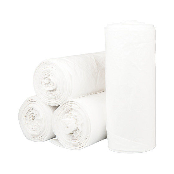 Trash Bag McKesson 30 gal. White LLDPE 0.70 mil 30 X 36 Inch Star Seal Bottom Coreless Roll