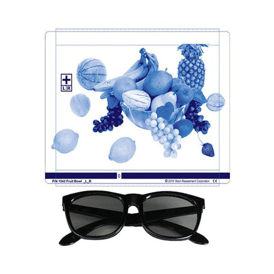 Fruit Bowl Polarized Variable Vectograph