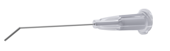 Rumex Rycroft Anterior Chamber Cannula, 27 Ga x 22 mm, 8 mm Angled Tip, Disposable, 10 per Box, 21-R2027-8