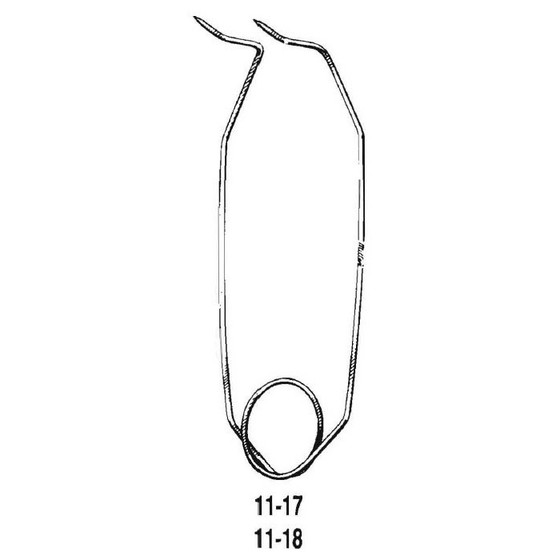 FARR Wire Retractor, 5-1/2" (140mm), Prongs 1-1/8" (28mm)., 11-18