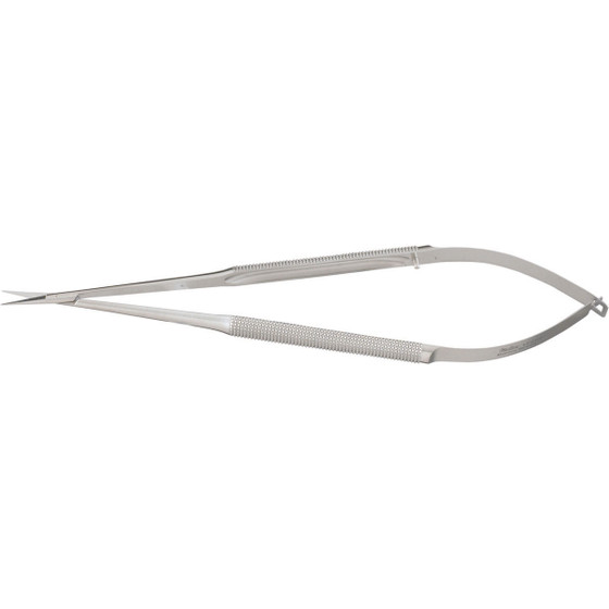 Miltex Micro Surgery Scissors, Sharp Points, 7-1/8" (18.1 Cm), Straight, 6 Mm Blades, Round Handles., 17-2160