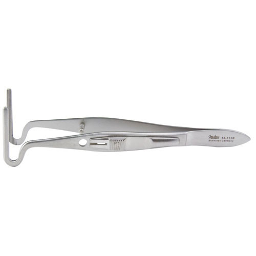 Miltex Berke Ptosis Forceps, 4" (101Mm), Blades 1" (27Mm) Long With Longtudinal Serrations, With Slide Lock., 18-1138