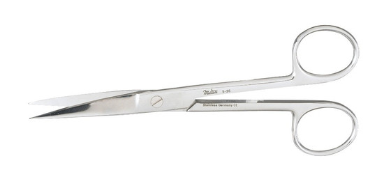 Miltex Operating Scissors Curved, S\S, 55" L, 5-36