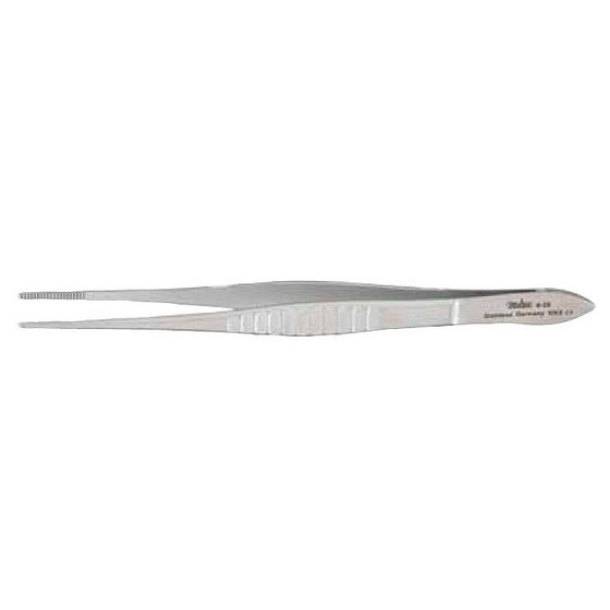 Dressing Forceps, Delicate Pattern Fluted Handles, 5-1/8" (130Mm), Serrated Tips, 6-26