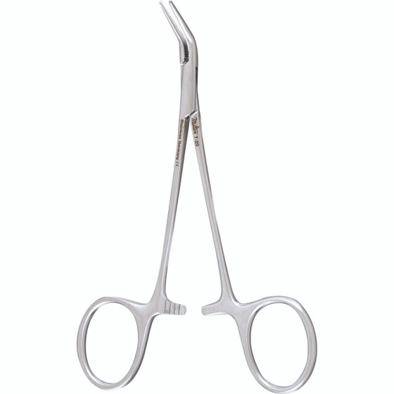 Halsted Mosquito Forceps, Jaws Angled 45 Deg On Flat, Extra Delicate, 7-20