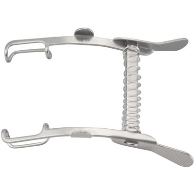 Miltex Mellinger Eye Speculum, 1-1/8" (27.5Mm) Spread, Fenestrated 16.5Mm Blades, 18-68