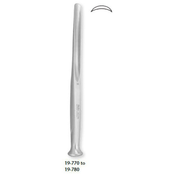 Miltex Alexander Gouge, 7" (17.8 Cm), 6 Mm Width, 19-772