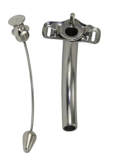 Miltex Jackson Trachea Tube, Short Pattern, Size 6, Short Length, Wing Lock, 23-1247Ss