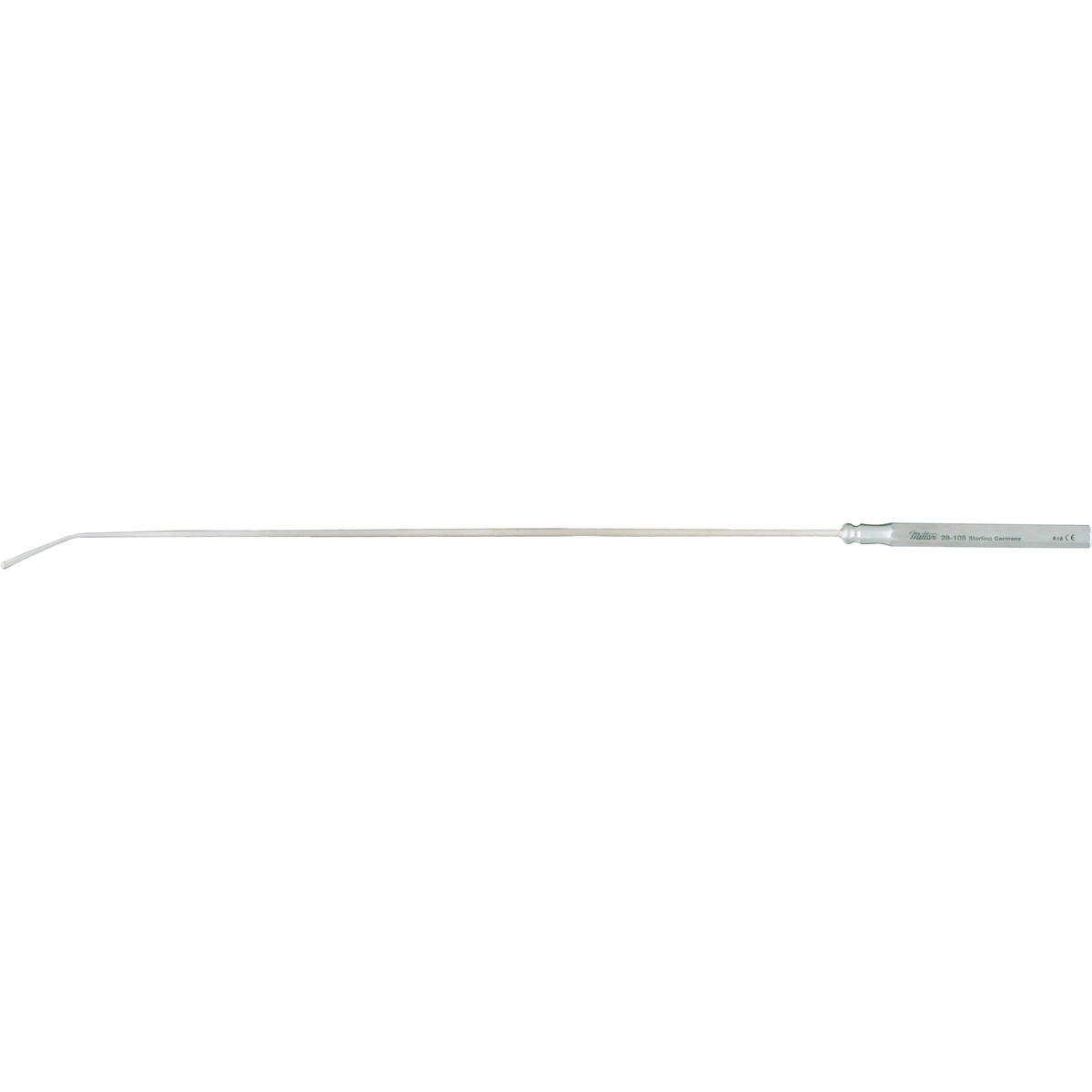 Miltex Pratt Rectal Probe, With 7-3/4" (19.7 Cm) Sterling Shaft, 11" (27.9 Cm) Overall, 28-108