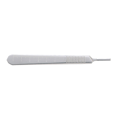 Miltex No.3 Scalpel Handle, 5" (127Mm), Mm And Cm Graduations, Extra Fine, Fits Blade Sizes 10, 11, 12, 12B, 15 & 15C, 4-7R