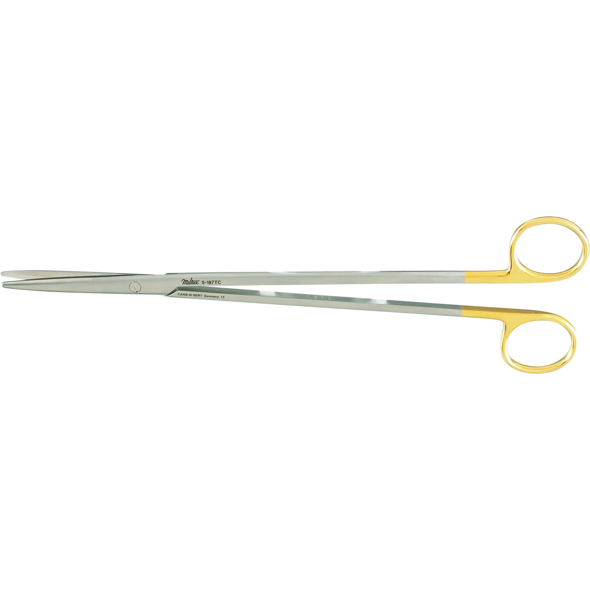 Miltex Delicate Pattern Metzenbaum Scissors, 9" (230Mm), Straight, Blunt Points, Tungsten Carbide., 5-187TC