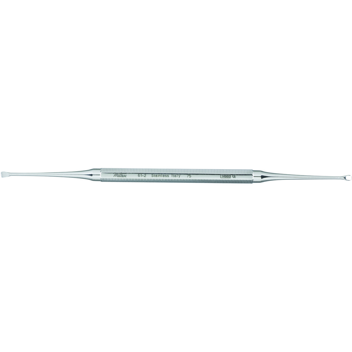 Miltex No. 75 Lucas Curette, Double Ended, Straight, 61-2