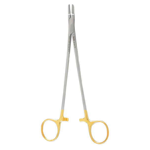 Ryder Needle Holder, 7" (17.8cm), Serrated Jaws, 4000 Teeth Psi, Carb-N-Sert