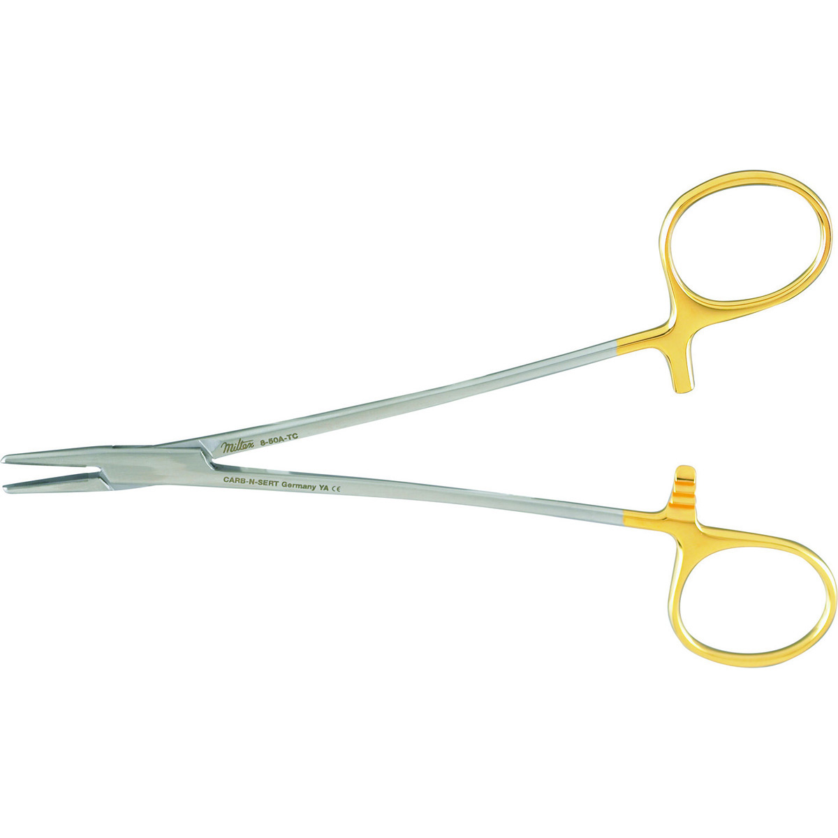 Crile-Wood Needle Holder, 6" (152Mm), Smooth Jaws, Tungsten Carbide, 8-50A-TC