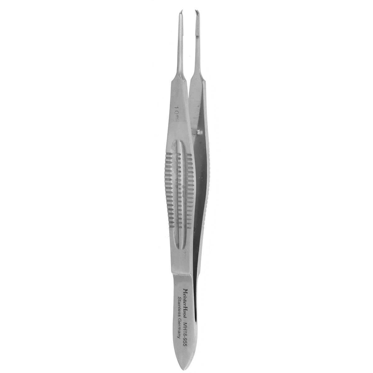 Meisterhand Castroviejo Suture Forceps, 4-1/8" (104mm), Tying Platform, 1 X 2 Teeth, 0.95mm Wide At Tip, MH18-955