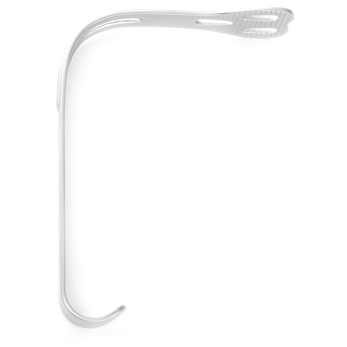 Meisterhand Wieder Tongue Depressor, Large Blade 36 mm Wide, Serrrated, MH22-4