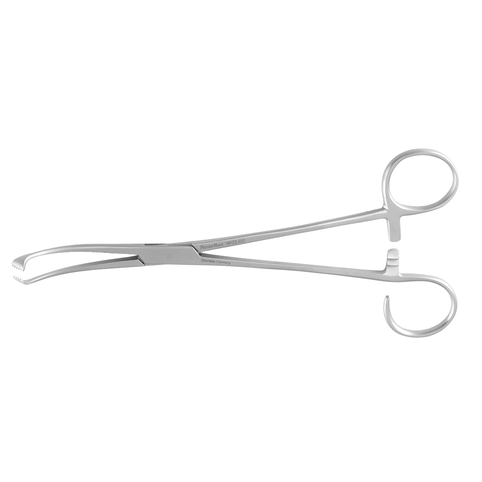 Meisterhand White Tonsil Seizing Forceps, 9-1/2" (24.1 cm), One Open Ring, MH22-552