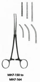 Meisterhand Rochester-Ochsner Forceps, 7-1/4" (18.4 cm), Curved, MH7-162