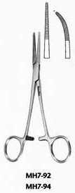 Meisterhand Rankin Forceps, 6-1/4" (159mm), Curved, MH7-94