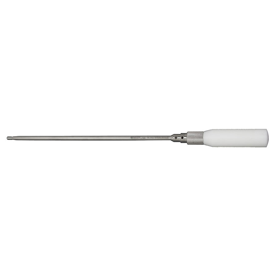 Padgett Transumbilical Breast Augmentation (Tuba) Bullet & Round Tip Dissector, Incl. 4 Tips, Shaft Length 12-1/4", Total Length 20", PM-21964