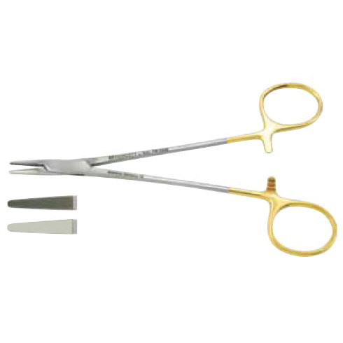Padgett Crile-Wood Needle Holder, Tungsten Carbide, Serrated Jaws, Length= 8" (203 mm), PM-2325