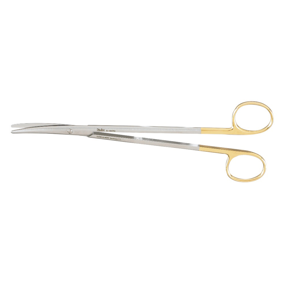 Padgett Metzenbaum Scissors, Tungsten Carbide, Curved, Sharp, 7" (179mm)., PM-2752