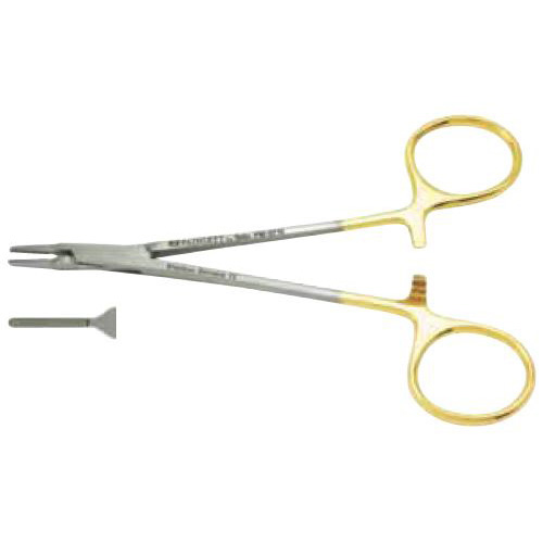 Padgett Ryder Needle Holder, Tungsten Carbide, Smooth Jaws, Length= 6" (152 mm), PM-3715