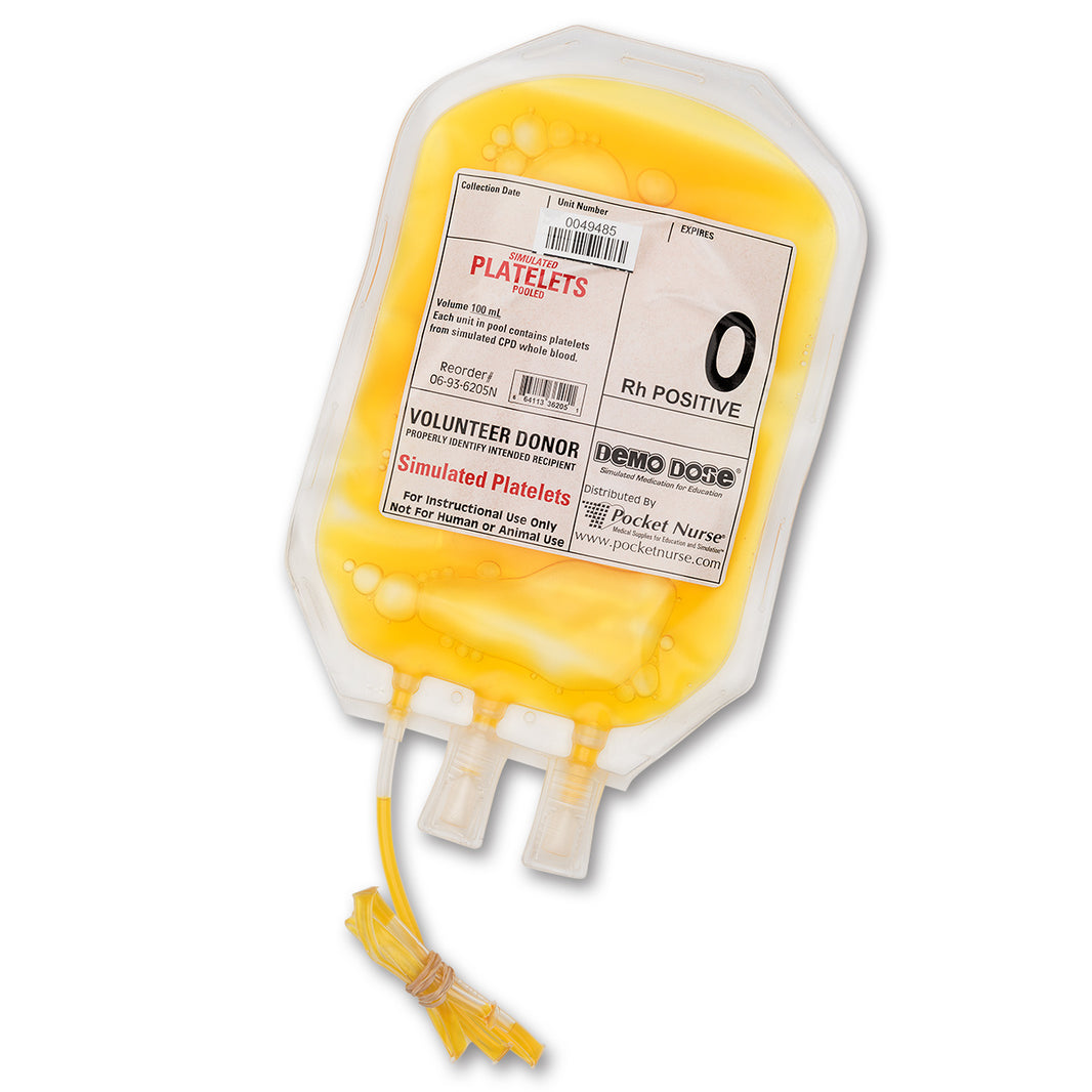 Demo Dose Simulated Blood Platelets - O Rh PositIVe, PN01021