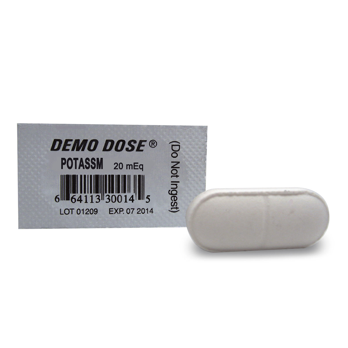 Demo Dose Oral Medications - Potassm - 20 Meq, 100/Box, PN01151