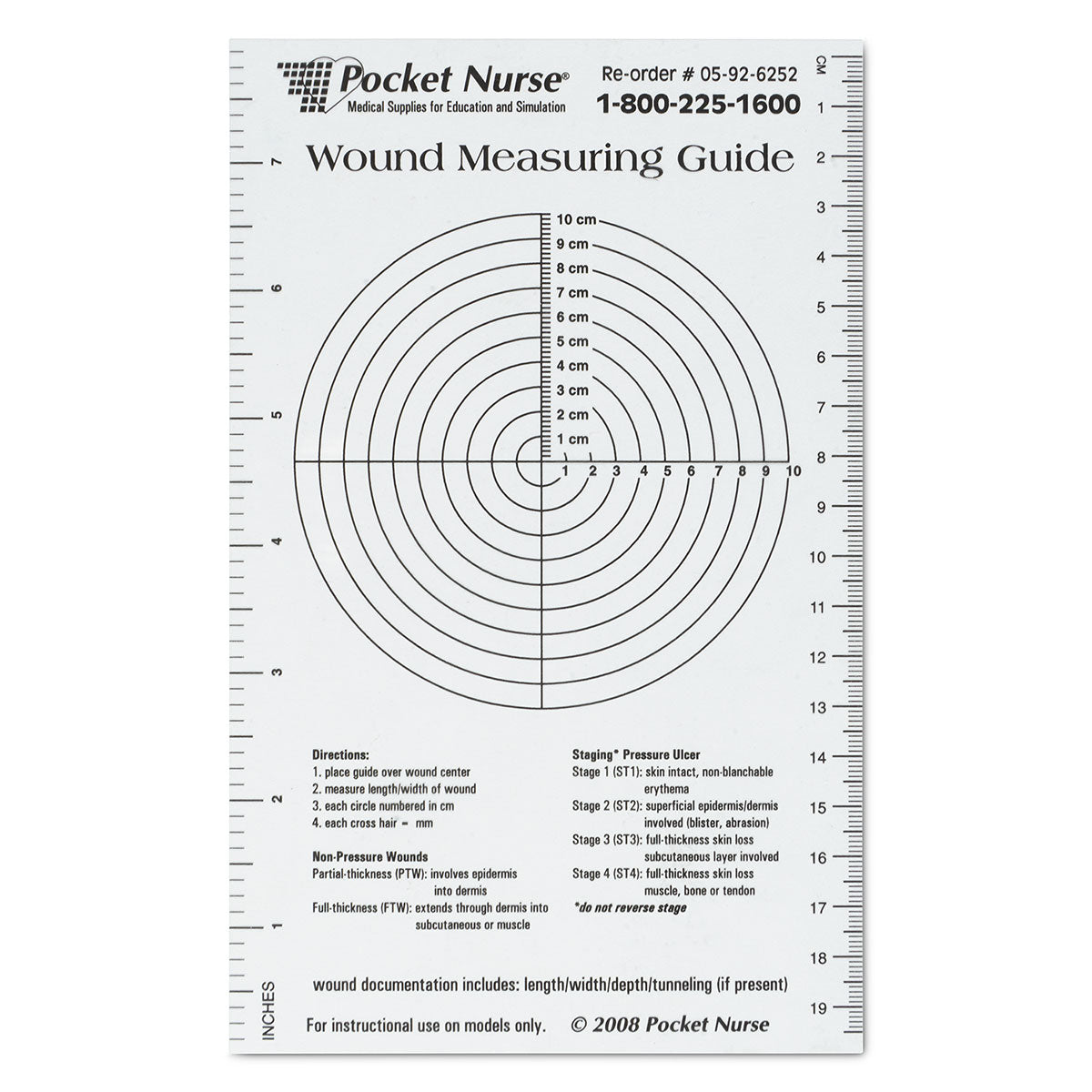 Pn Wound Measuring Guide, PN01228