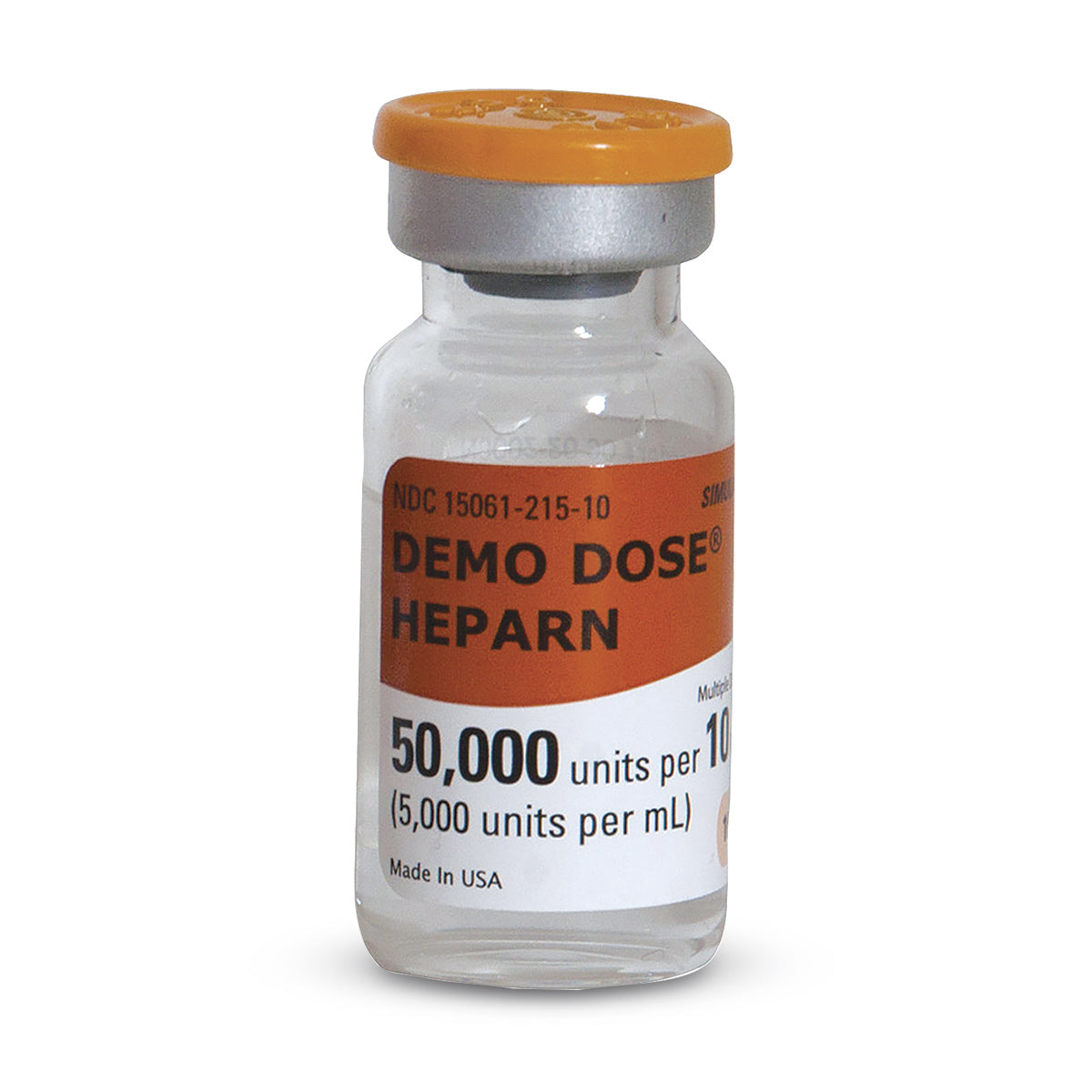 Demo Dose Heparin - 5,000 U/Ml, PN01245