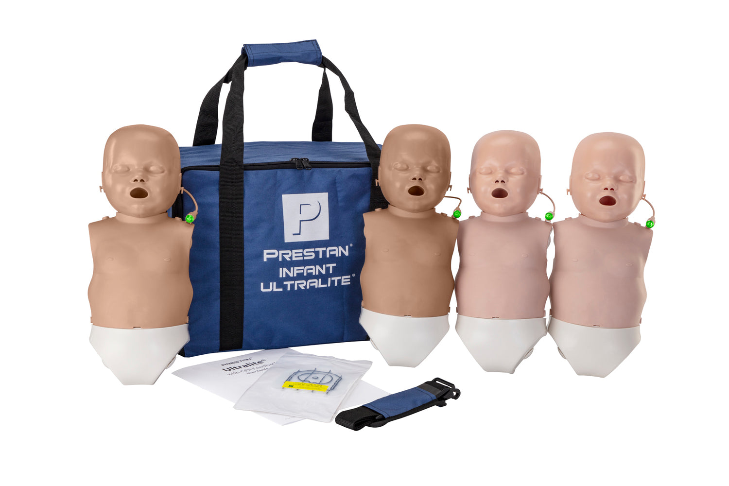 Prestan Infant Ultralite Manikin With Cpr Feedback, 4-Pack (Medium Skin), PR00045M