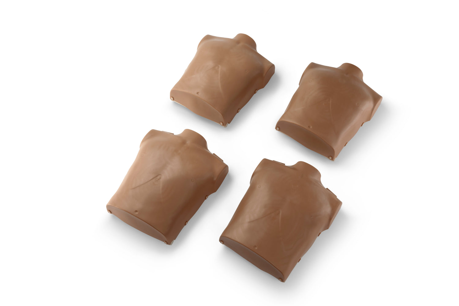 Prestan Professional Child Manikin Torso Skin, 4-Pack (Dark Skin), PR00110D