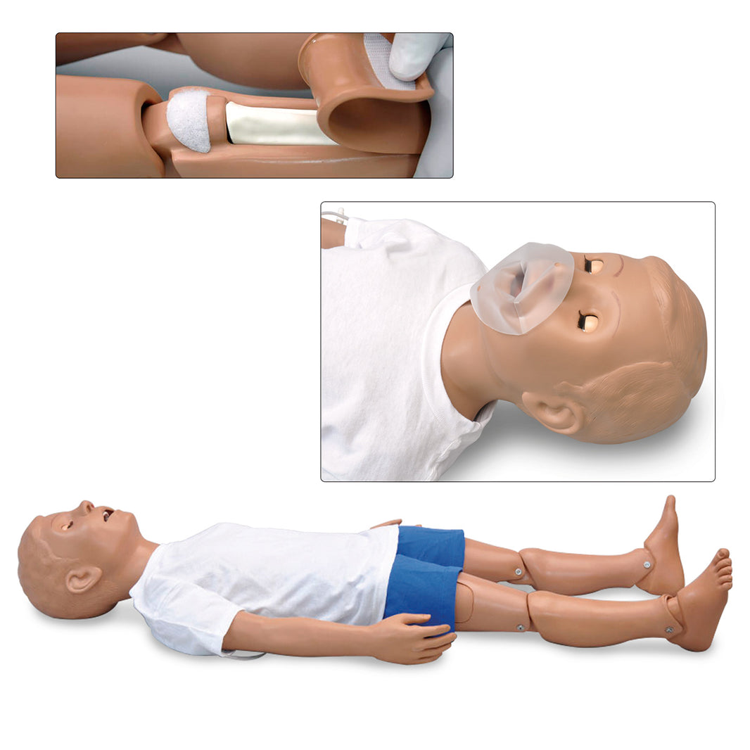 Gaumard Advanced 5-Year-Old CPR And Trauma Care Simulator - Light, SB51894 L