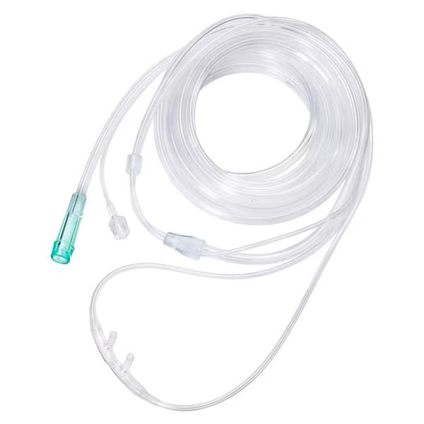 ETCO2 Nasal Sampling Cannula MedSource Straight Prongs 7 Foot Tubing, 25/Box