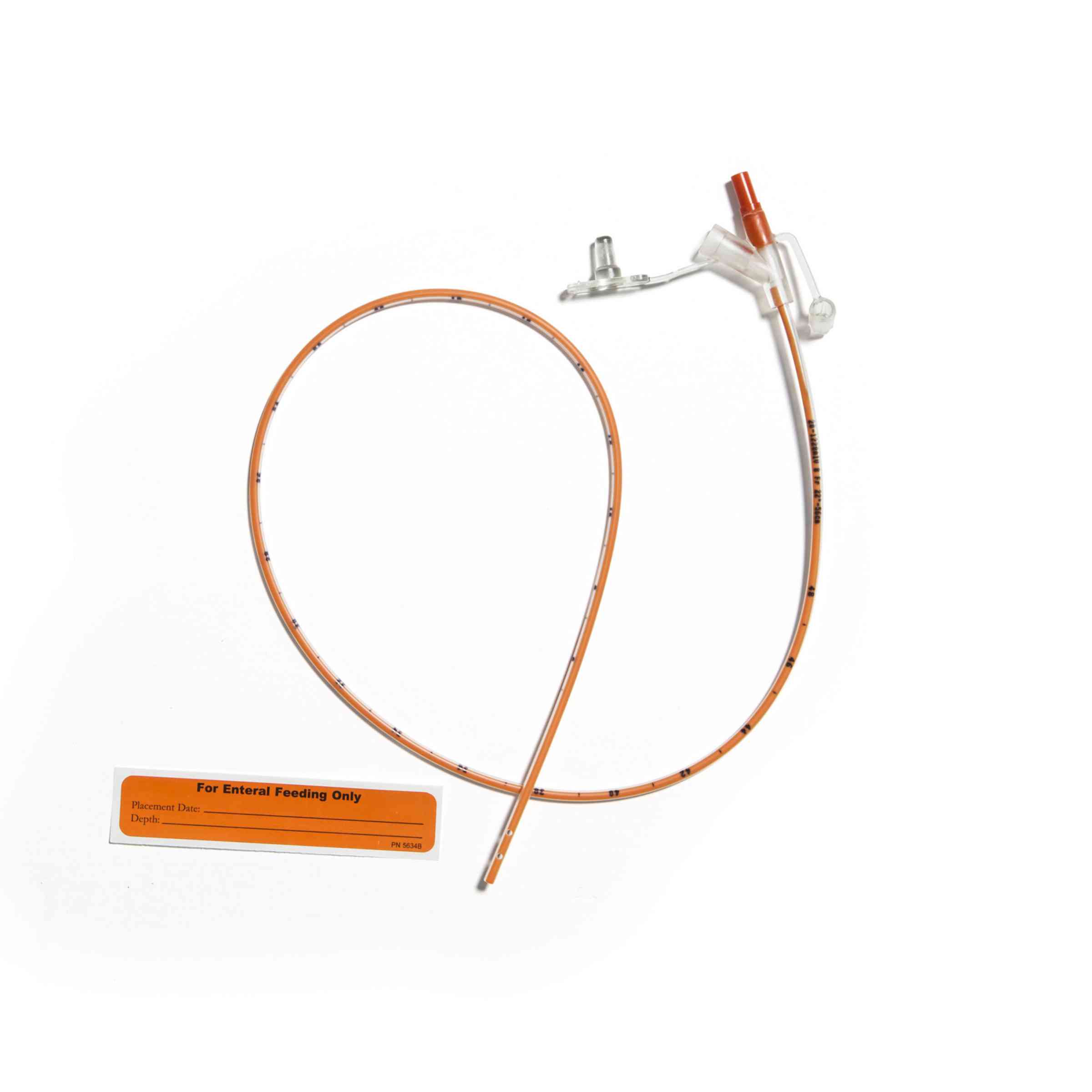 Nasogastric / Nasointestinal Feeding Tube with Stylet with ANTI-IV Connector Corflo 8 Fr. 56 cm Tube, 20-1368AIV2