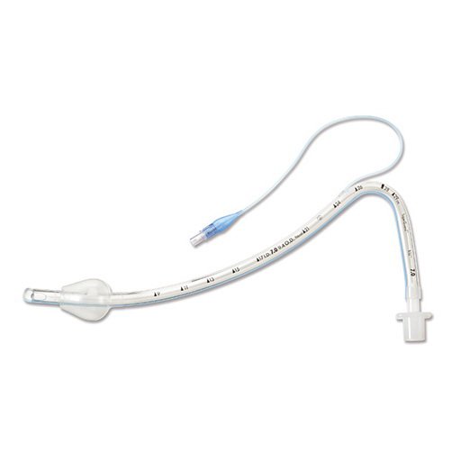 Cuffed Endotracheal Tube Shiley Curved 8.0 mm Adult Murphy Eye, 96380