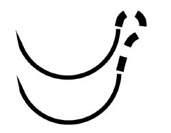 Absorbable Suture with Needle Covidien Chromic Gut SE-175-8 1/2 Circle Spatula Needle Size 7-0