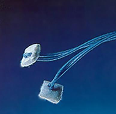 Oval pledgets: 3 mm x 6 mm soft, quantity: box of 36, VPG36SE