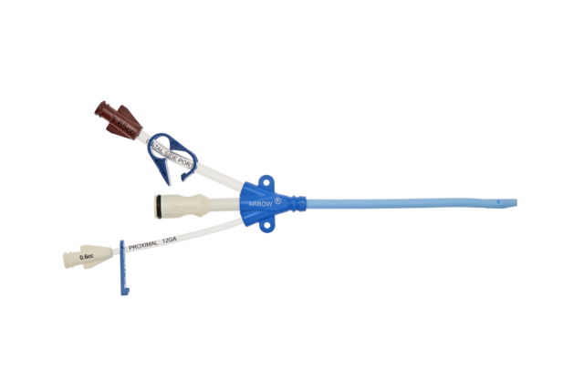 Arrowg+ard Blue MAC Two-Lumen Central Venous Access for use with 7.5 - 8 Fr. Catheters, MAC KIT: 2L 9 FR DISTAL X 11.5 CM AGB, 5/Case