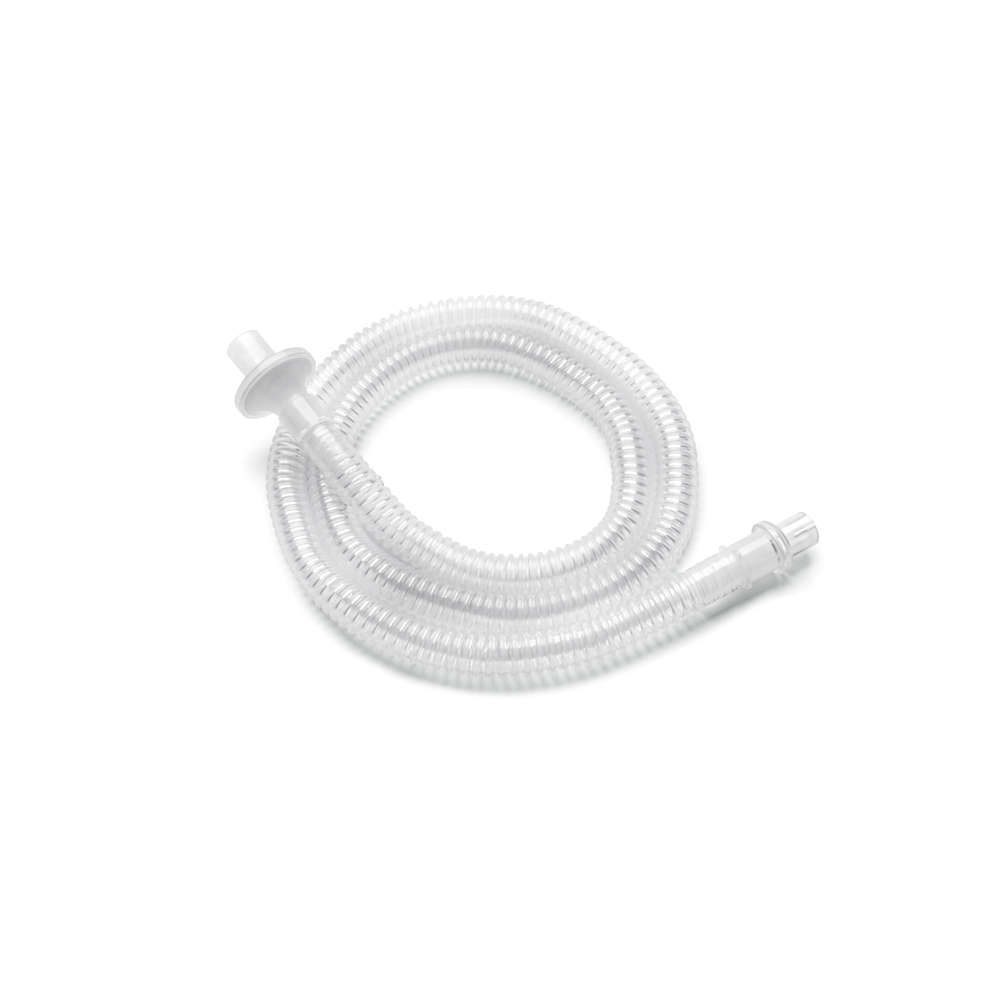 Respironics® Ventilator Circuit Corrugated Tube 72 Inch Tube Single Limb Adult Without Breathing Bag Single Patient Use Passive Wire Circuit, 1132340