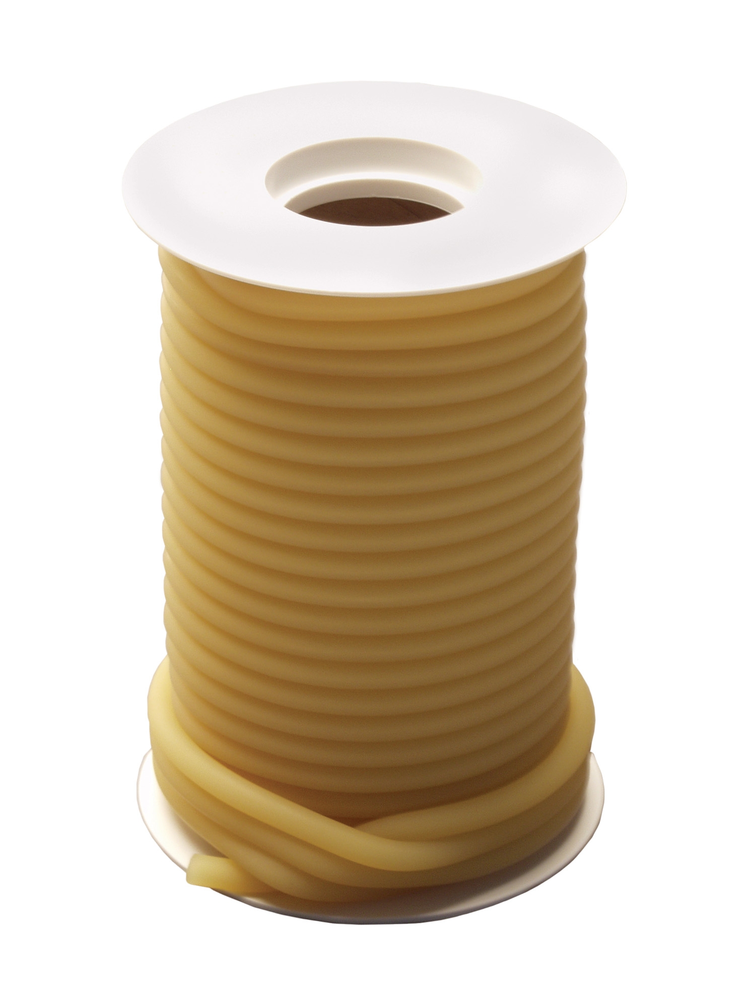 Latex Tubing, Smooth Amber ¼" I.D., 3/8" O.D., 1/16" Wall, 50ft, 1 Roll