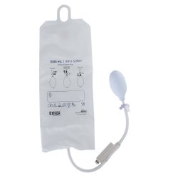 Pressure Infusion Bag with a hook and 3-way stopcock, 1000ml, 25/Case