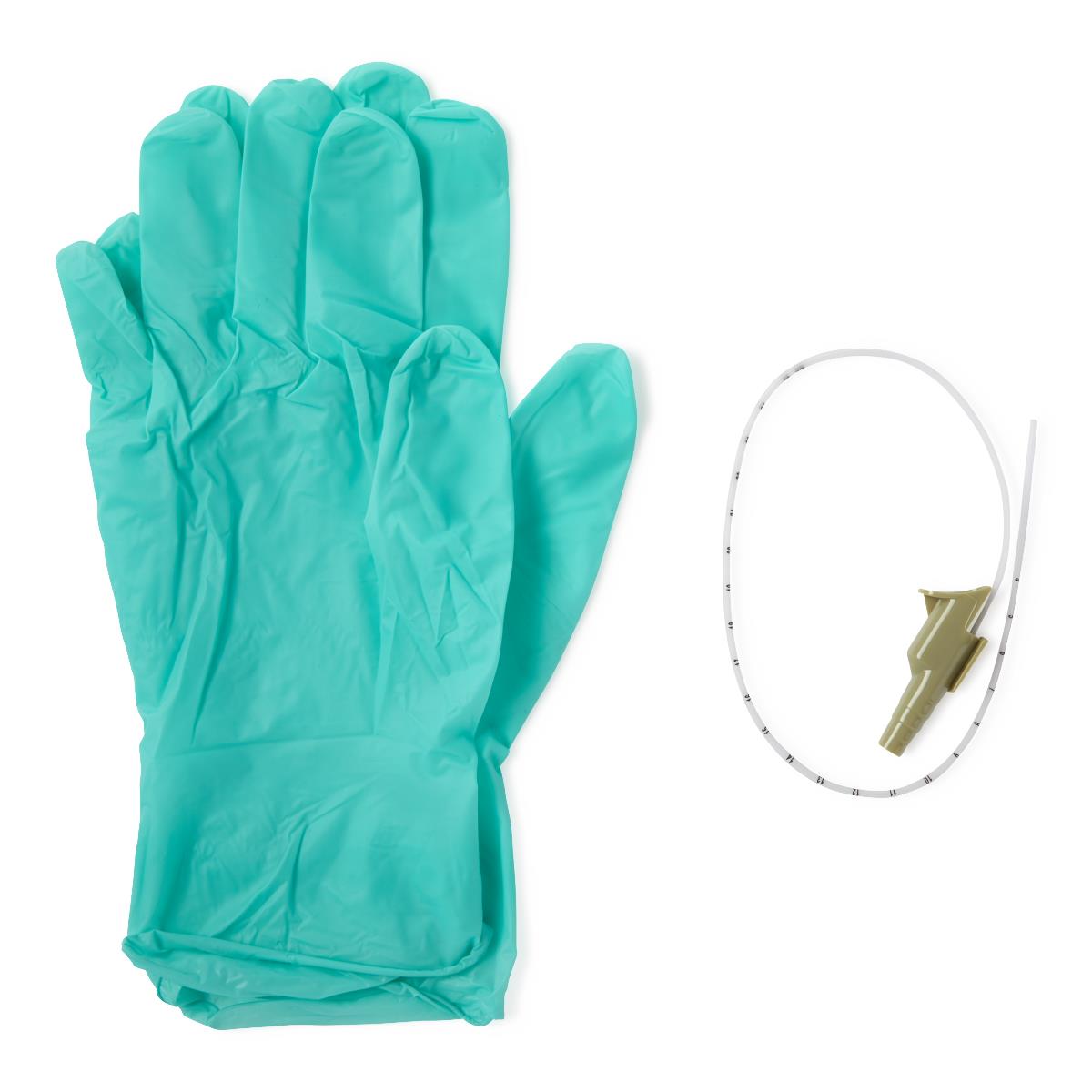 Sterile Open Suction Catheter Mini Tray with Pair of Gloves, 6 Fr, DeLee Tip 100/Case