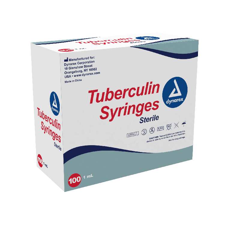 Tuberculin Non-Safety Syringe, Luer Slip