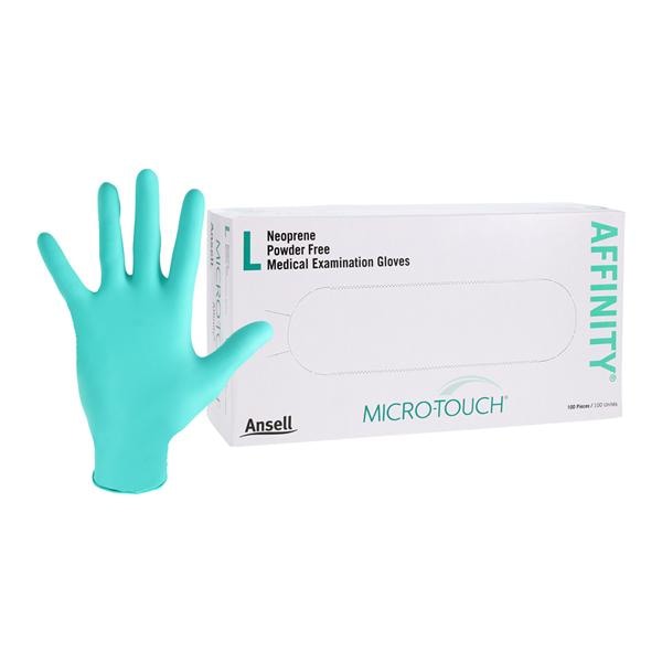 MICRO-TOUCH Affinity Neoprene Exam Gloves Green Non-Sterile, 1000/Case