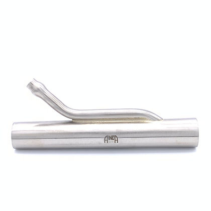 Adapter, "T" Tube, Summers Type (long), Lightweight, 15mmF x 15mmM x 1/4" O2 Nipple, Stainless Steel, 00-239