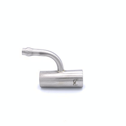Adapter, "T" Tube, Washington Type (short), Lightweight, 15mmF x 15mmM x 1/4" O2 Nipple, Stainless Steel, 00-240