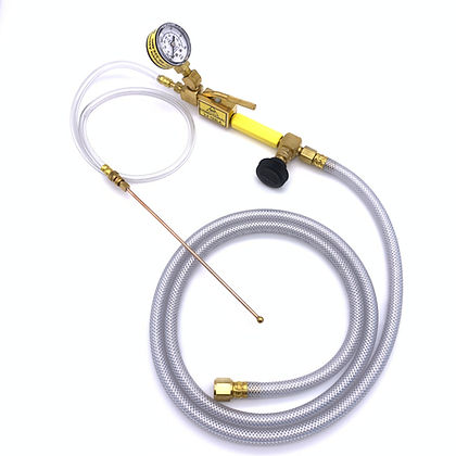 Jet Ventilator, MRI 3.0T, w/Flow/Trigger Valves, 0-60psi Gauge, O2 DISS Nut 5ft Inlet Hose, LuerM Lock 14ft Outlet Hose, 00-325-MRI-S1405P0